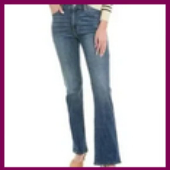 NWOT Cabi Fifth Avenue Bootcut High Rise Jeans - Size 6 Regular Length - Picture 1 of 2